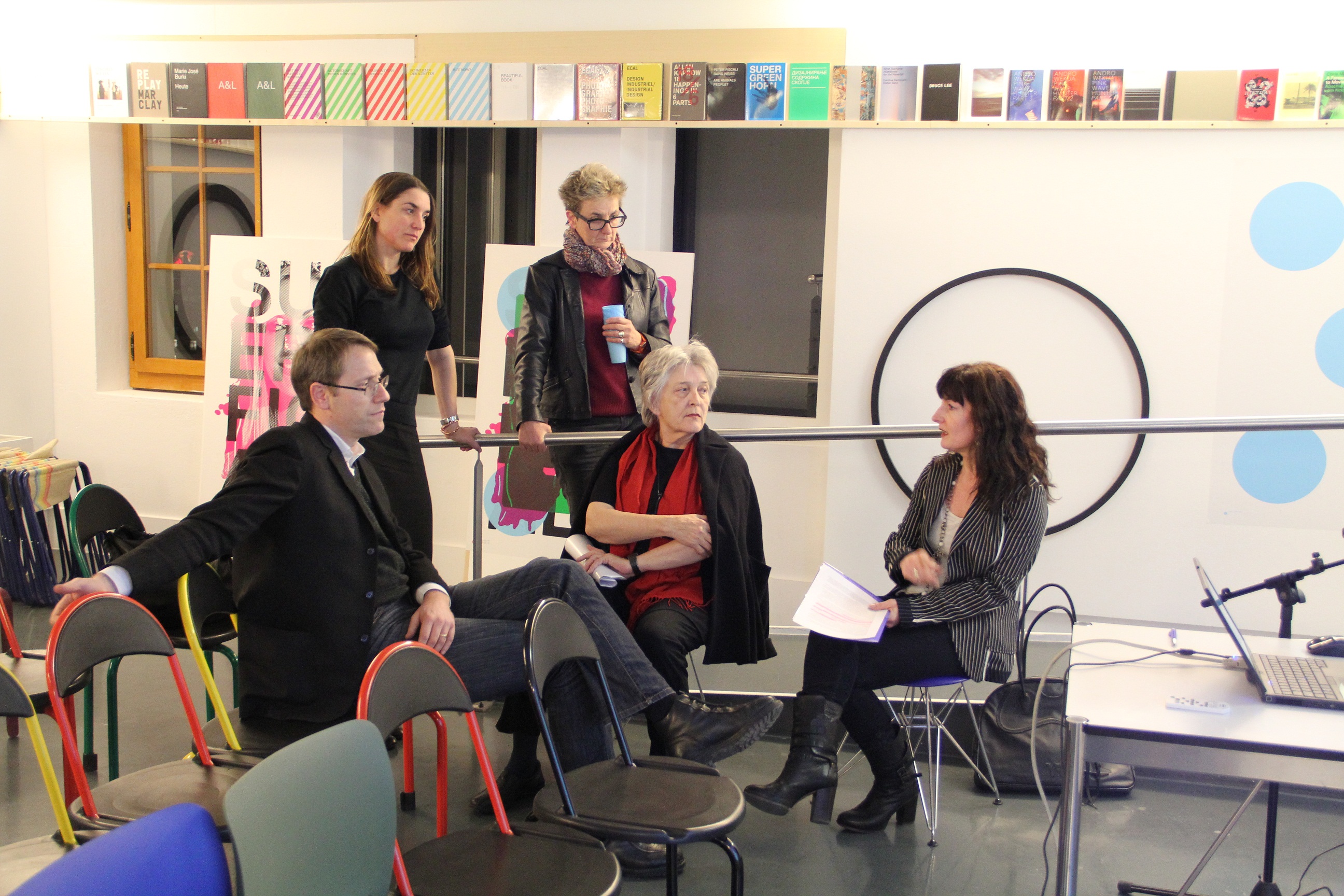 Design Day 2012 avec Sergio Cavero, Marianne Goebel, Heidi Wegener et Patricia Lunghi